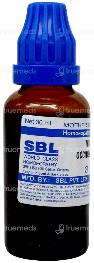 Sbl Thuja Occidentalis Q Mother Tincture 30Ml
